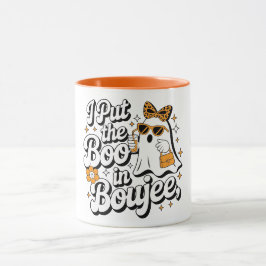 Caneca Eu Coloquei o Boo no Boujee de Halloween