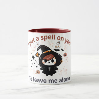 Caneca Eu Coloquei Um Feitiço Em Você Para Me Deix