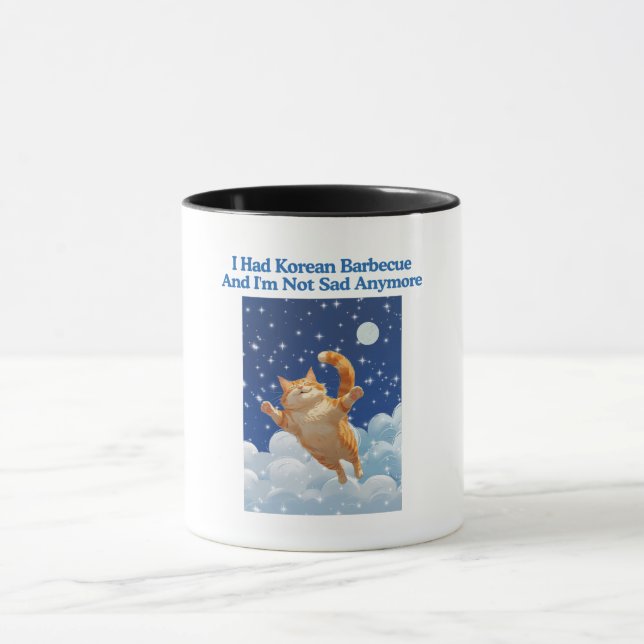 Caneca Eu Comi Churrasco Coreano E Não Estou Mais Triste (Centro)