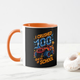 Caneca Eu completei 100 dias de escola