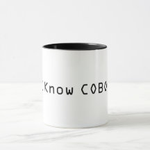 Eu conheço Cobol Mug