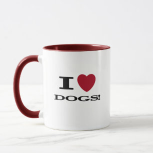 Caneca Eu coração persigo o camiseta e os presentes