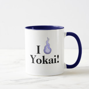 Caneca Eu coração Yokai! Apreciação do Monstro Japonês