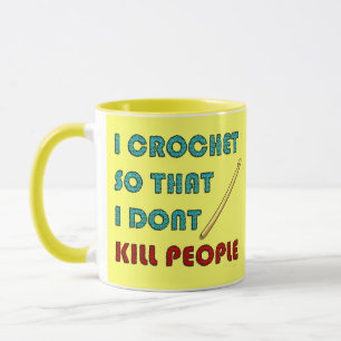Caneca Eu Crochet,