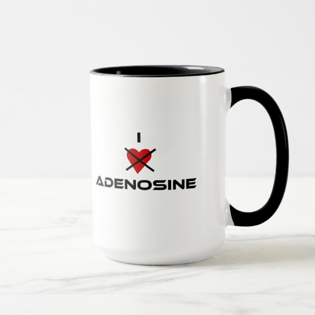 Caneca Eu deio a adenosina - agrida para amantes nerdy do (Direita)