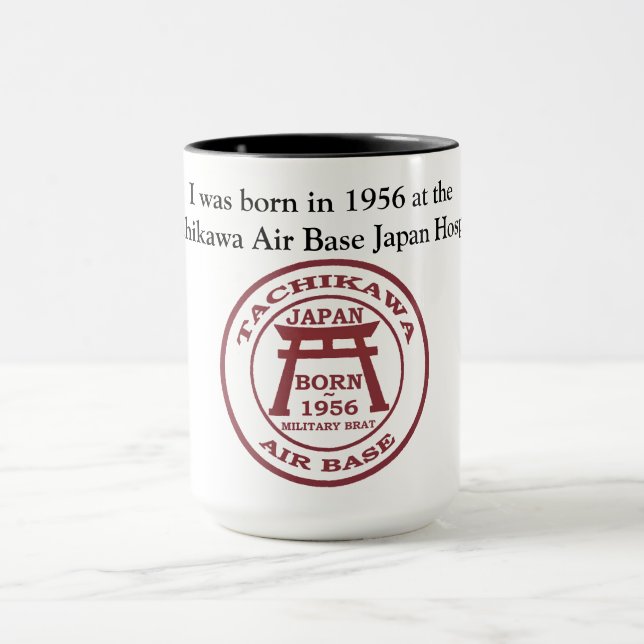 Caneca Eu era nascido em 1956 no hospital Japão de (Centro)