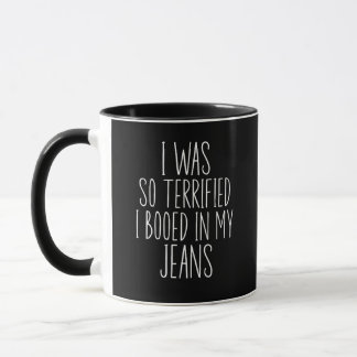Caneca Eu Estava Tão Aterrorizado que Chorei nas Minhas C