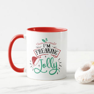 Caneca Eu estou assustando Jolly   Engraçado Festivo Nat