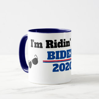 Caneca Eu estou Ridin' com Biden em 2020