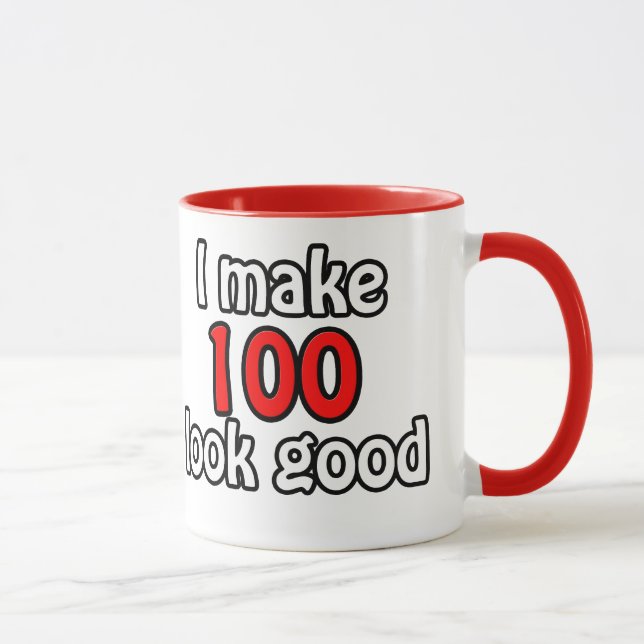 Caneca Eu faço 100 ficar bem (Direita)