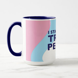 Caneca Eu Fico Com Pessoas Trans