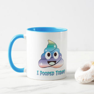 Caneca eu fiz cocô hoje