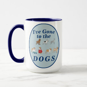 Caneca "Eu fui aos Cachorros" O Cachorro Dover Gift Café