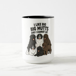 Caneca Eu Gosto de Cães Grandes e Não Posso Mentir