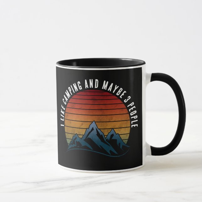 CANECA EU GOSTO DE CAMINHADA E TALVEZ 3 PESSOAS (Direita)