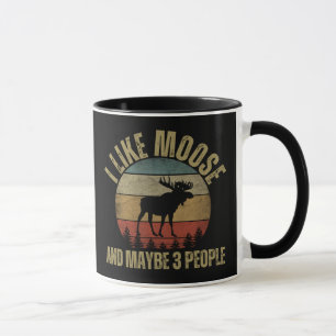 CANECA EU GOSTO DE MOOSE E TALVEZ 3 PESSOAS