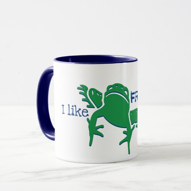 Caneca Eu Gosto De Sapos (Frente Esquerda)