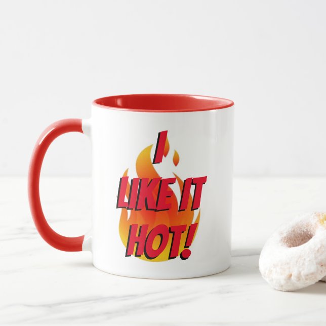 Caneca "Eu Gosto Disso Quente!" (Com Donut)