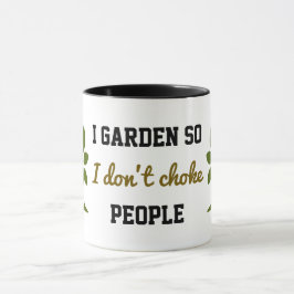 Caneca Eu jardim para não sufocar pessoas