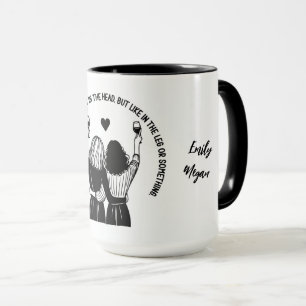 Caneca Eu levaria uma bala para a citação engraçada do se