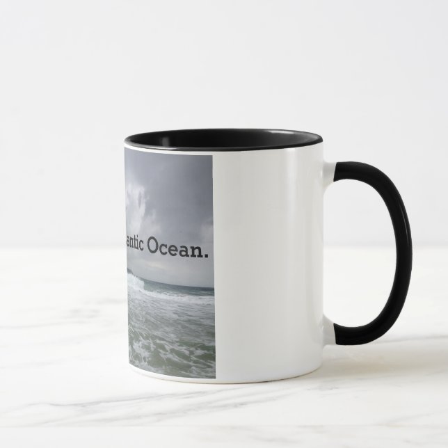 Caneca Eu Nadei O Oceano Atlântico. (Direita)