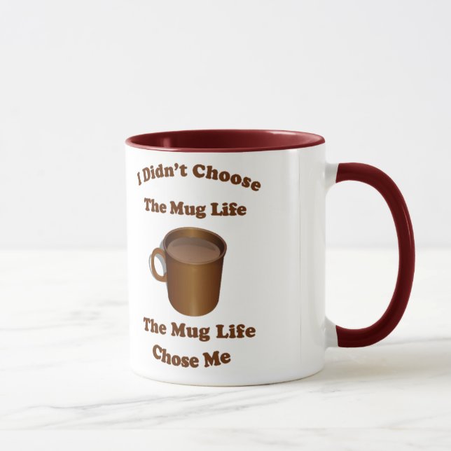 Caneca Eu não escolhi a vida da caneca… (Direita)