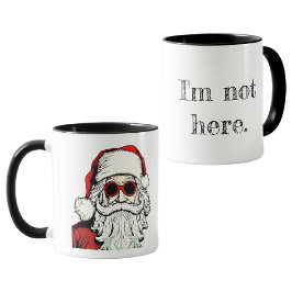 Caneca "Eu não estou aqui" WhIMSIGOTH HOLIDAY
