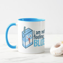 Caneca Eu não estou me sentindo azul