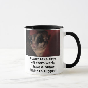 Caneca Eu não posso tomar o tempo fora do wor…