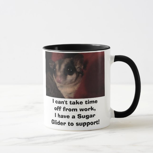 Caneca Eu não posso tomar o tempo fora do wor… (Direita)