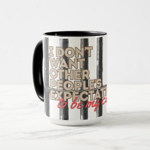 Caneca Eu não quero outras Pessoas que esperam Bares de c