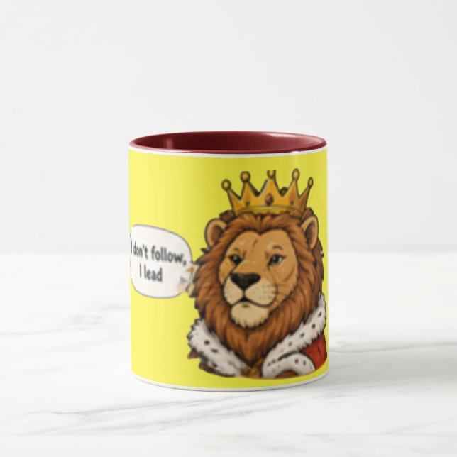 Caneca Eu Não Sigo, Eu Lidero | Café Motivacional (Centro)
