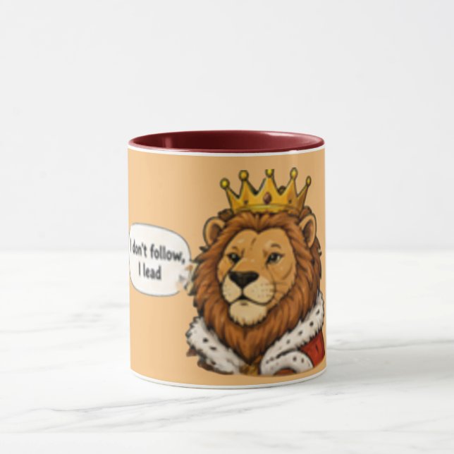 Caneca Eu Não Sigo, Eu Lidero | Café Motivacional (Centro)
