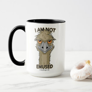 Caneca Eu não sou a chalaça engraçada do Emu de Emus