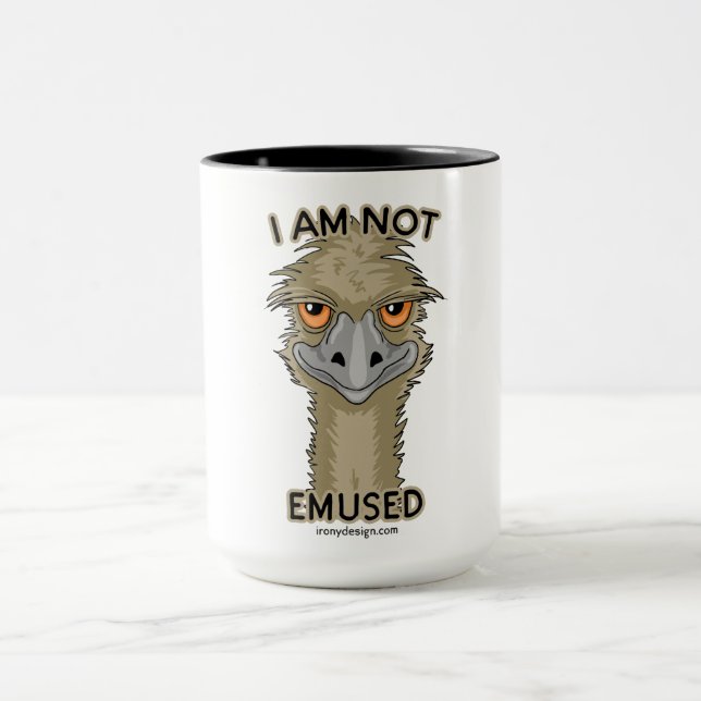 Caneca Eu não sou chalaça engraçada do Emu de Emused (Centro)