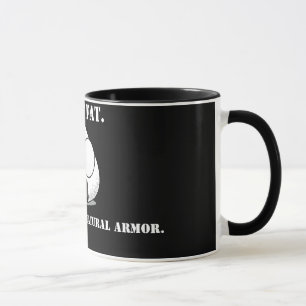 Caneca EU NÃO SOU GORDO. Sou CHEIO de CONHECIMENTO!