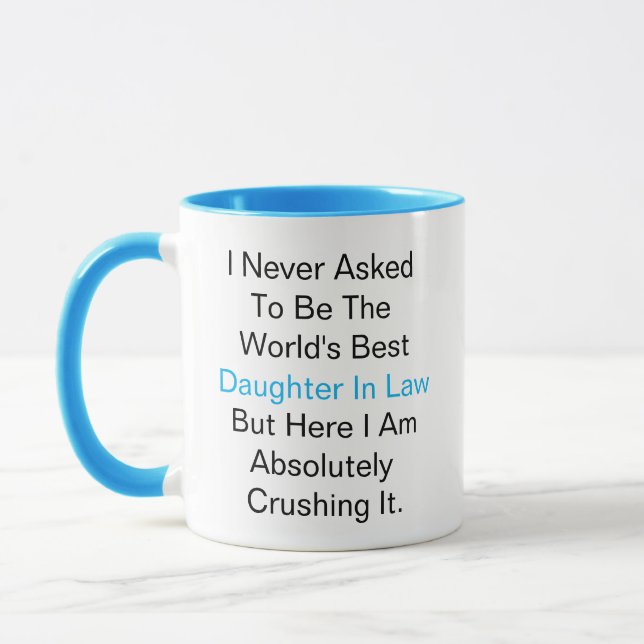 Caneca Eu nunca pedi para ser o melhor Filha de Direito d (Esquerda)