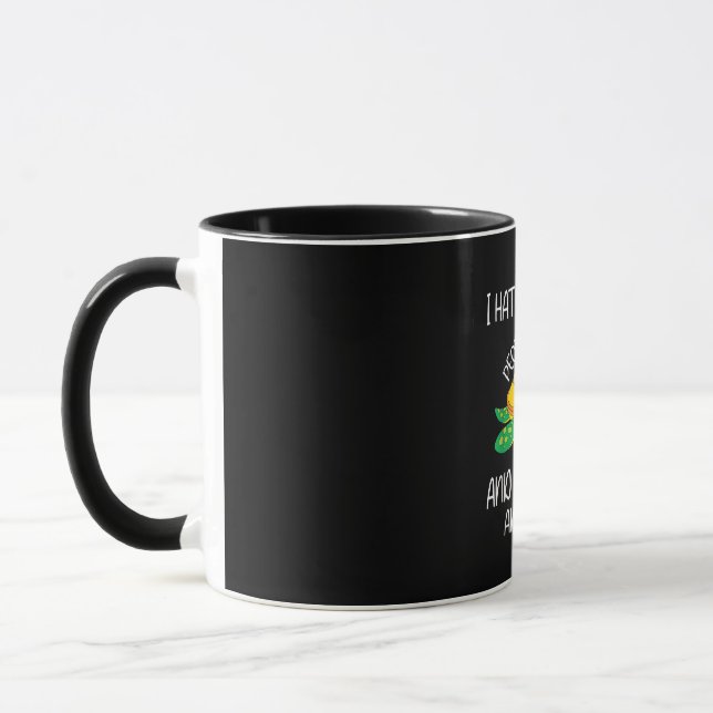 Caneca Eu Odeio Pessoas E Manhãs E Pessoas De Manhã (Esquerda)