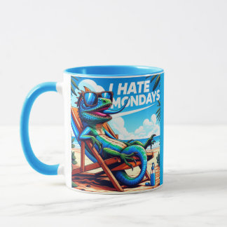 Caneca Eu odeio segundas-feiras
