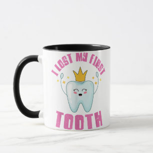 Caneca Eu Perdi Meu Primeiro Dente Dentes Caíram Presente