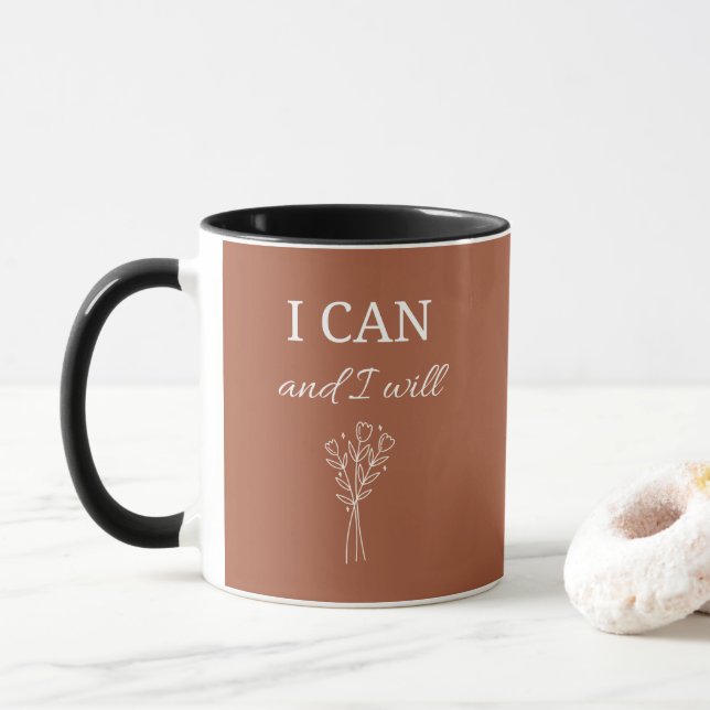 Caneca Eu posso e vou inspirar (Com Donut)