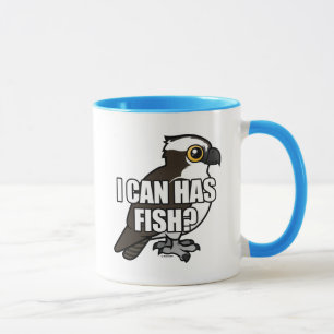 Caneca Eu posso tenho peixes?