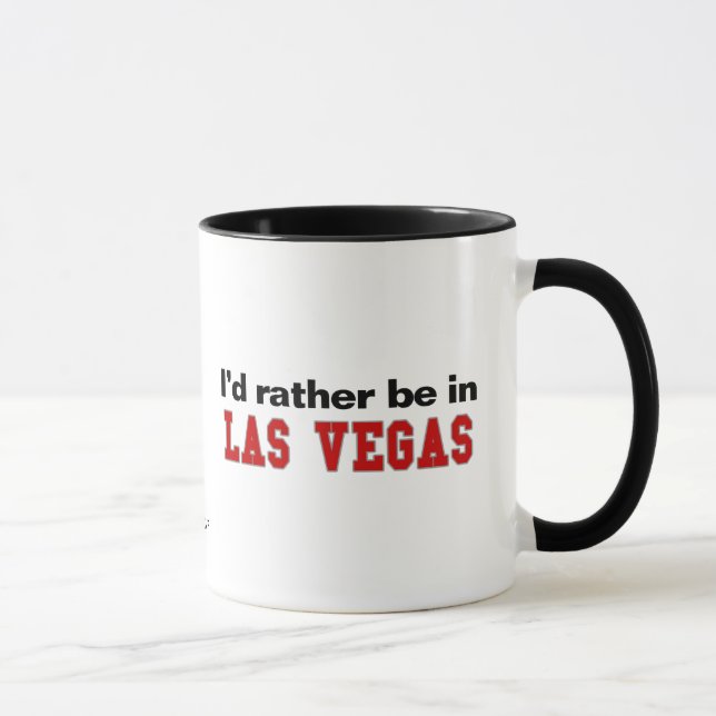 Caneca Eu preferencialmente estaria em Las Vegas (Direita)