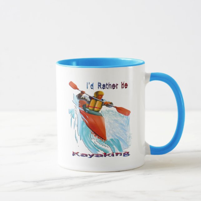 Caneca Eu preferencialmente seria 2 Kayaking (Direita)