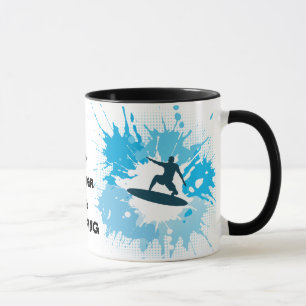 Caneca Eu preferencialmente surfar na Design de café.