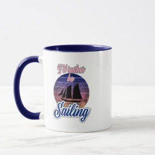 Caneca Eu Preferencialmente Velejando