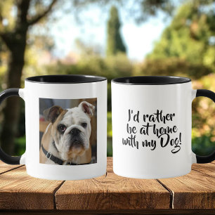 Caneca Eu Preferiria estar em Casa com meu Cachorro Canec