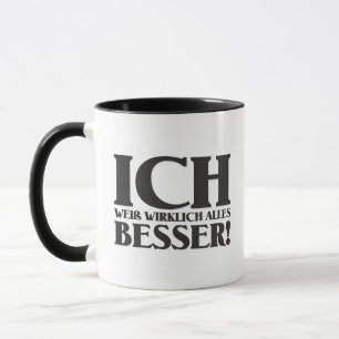 Caneca Eu realmente sei tudo melhor!