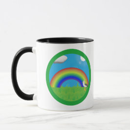 Caneca Eu segui o arco-íris por isso