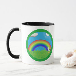 Caneca Eu segui o arco-íris por isso